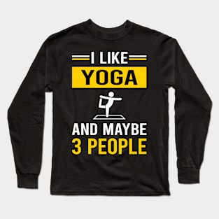 3 People Yoga Long Sleeve T-Shirt